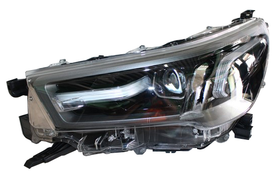 UNIT, HEADLAMP W/GASKET, LH